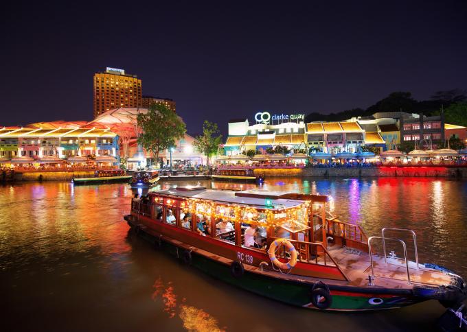 Nocny rejs po Singapore River z kolacją 